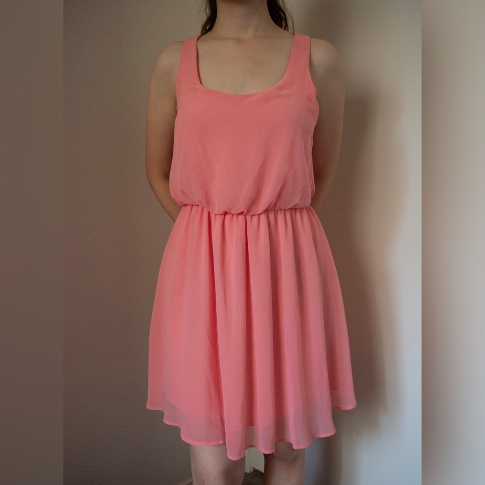 Pink Sleeveless Dress